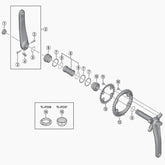 Shimano Fc-Mt700 Left Hand Crank Arm 170 Mm Spares & Accesories